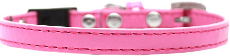 Plain Breakaway Cat Collar Bright Pink Size 10